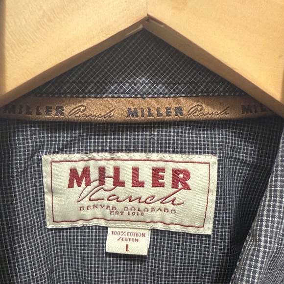 Ranch Miller Men's Button-Down Top, Size L - Picture 2 of 3